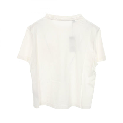 ロゴ ポケット付き ダメージ加工 半袖Tシャツ コットン ホワイト ゲス