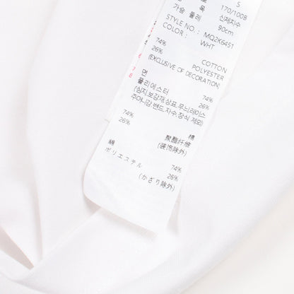 ロゴプリント 半袖Tシャツ コットン ホワイト ゲス