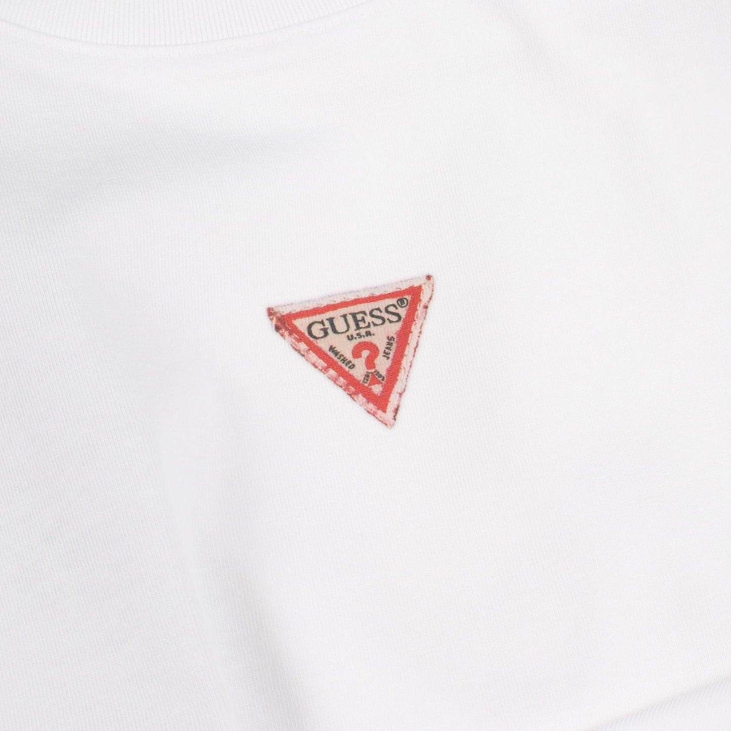 ロゴプリント 半袖Tシャツ コットン ホワイト ゲス