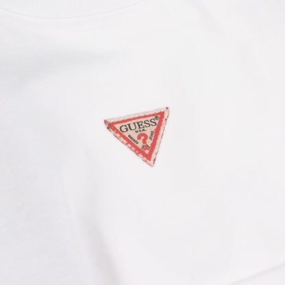 ロゴプリント 半袖Tシャツ コットン ホワイト ゲス