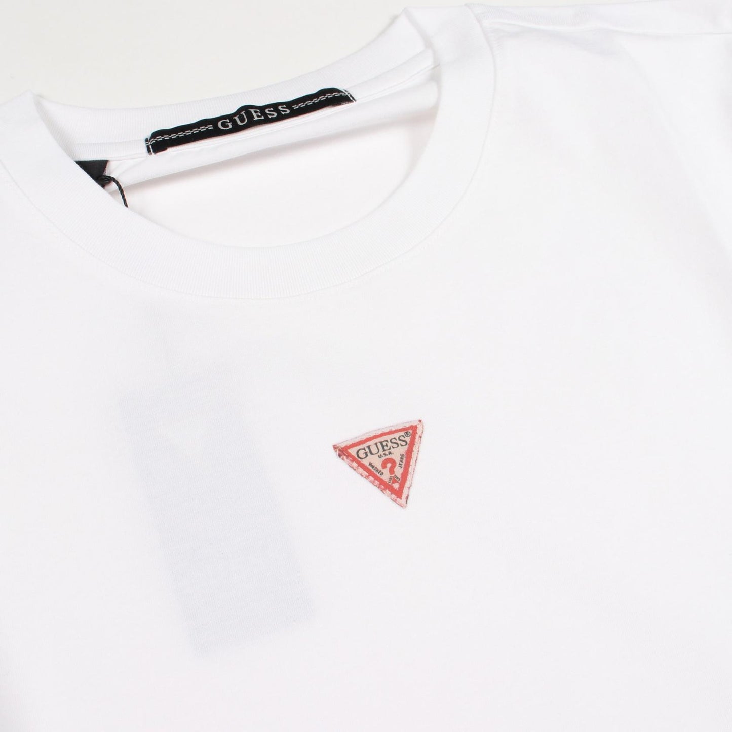 ロゴプリント 半袖Tシャツ コットン ホワイト ゲス