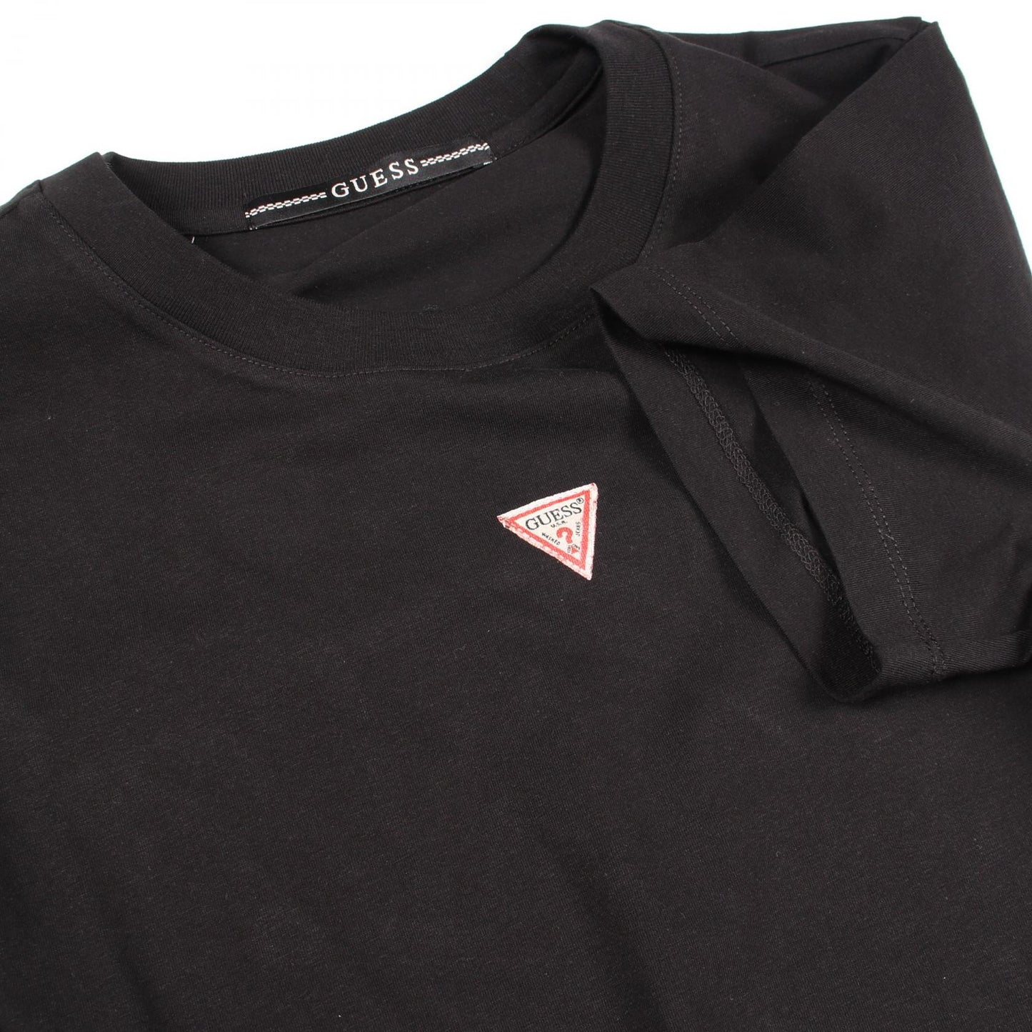 ロゴプリント 半袖Tシャツ コットン ブラック ゲス