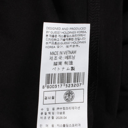 ロゴプリント 半袖Tシャツ コットン ブラック ゲス