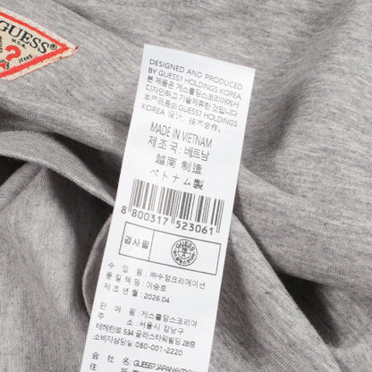 ロゴプリント 半袖Tシャツ コットン グレー ゲス