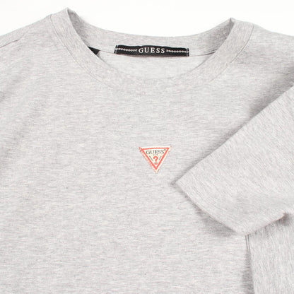 ロゴプリント 半袖Tシャツ コットン グレー ゲス