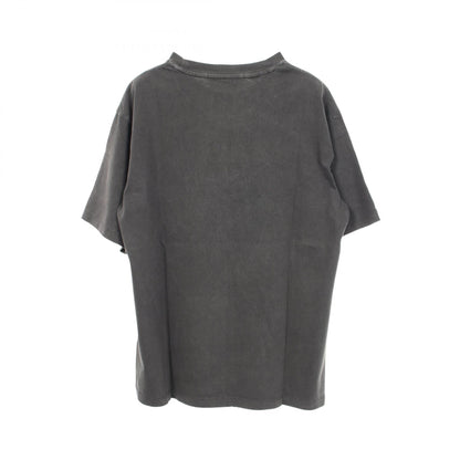 キーチェーン ダメージ加工 半袖Tシャツ コットン グレー ゲス