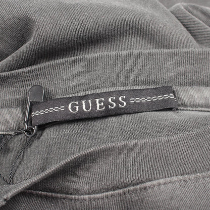 キーチェーン ダメージ加工 半袖Tシャツ コットン グレー ゲス