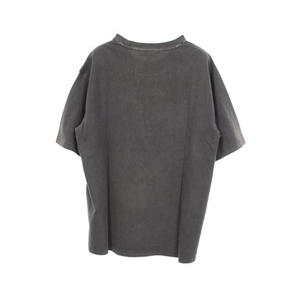 キーチェーン ダメージ加工 半袖Tシャツ コットン グレー ゲス