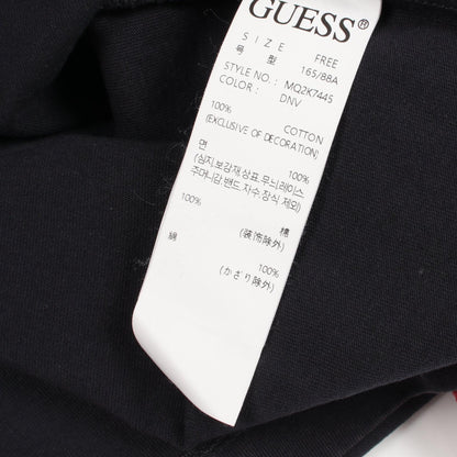 スターグラフィック ロゴ 半袖Tシャツ コットン ブラック レッド ゲス