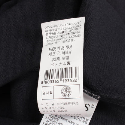 スターグラフィック ロゴ 半袖Tシャツ コットン ブラック レッド ゲス