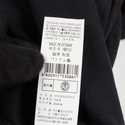 スターグラフィック ロゴ 半袖Tシャツ コットン ブラック レッド ゲス