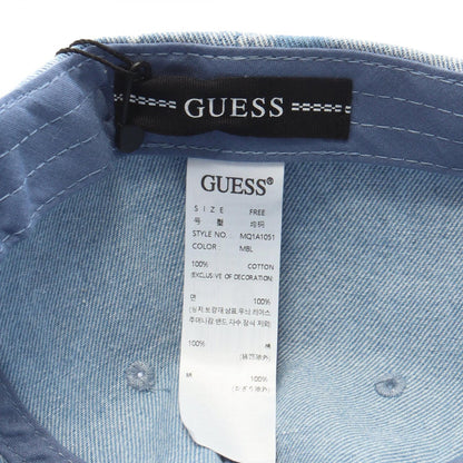 WASHED Cap デニム キャップ その他 コットン ブルー ゲス