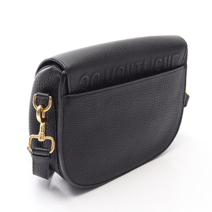 DIOR BOBBY バッグ ミディアム ショルダーバッグ レザー ブラック クリスチャンディオール