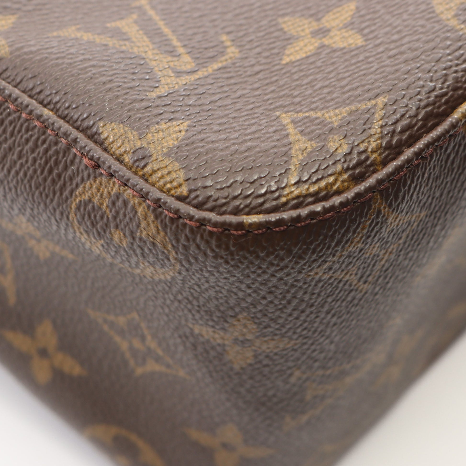 ルーピングGM モノグラム ショルダーバッグ PVC レザー ブラウン ルイヴィトン バッグ LOUIS VUITTON
