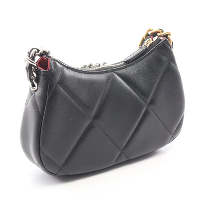 シャネル19 マトラッセ スモール ホーボー コンビ金具 チェーンショルダーバッグ ラムスキン ブラック シャネル バッグ CHANEL