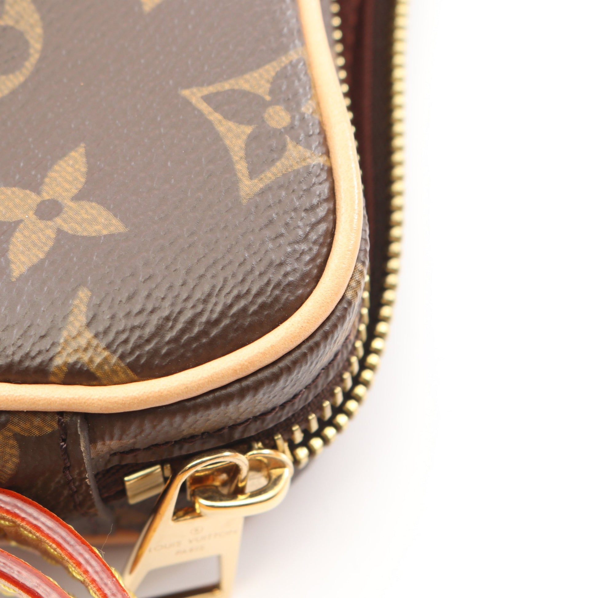 クロワッサン モノグラム ショルダーバッグ PVC レザー ブラウン ルイヴィトン バッグ LOUIS VUITTON