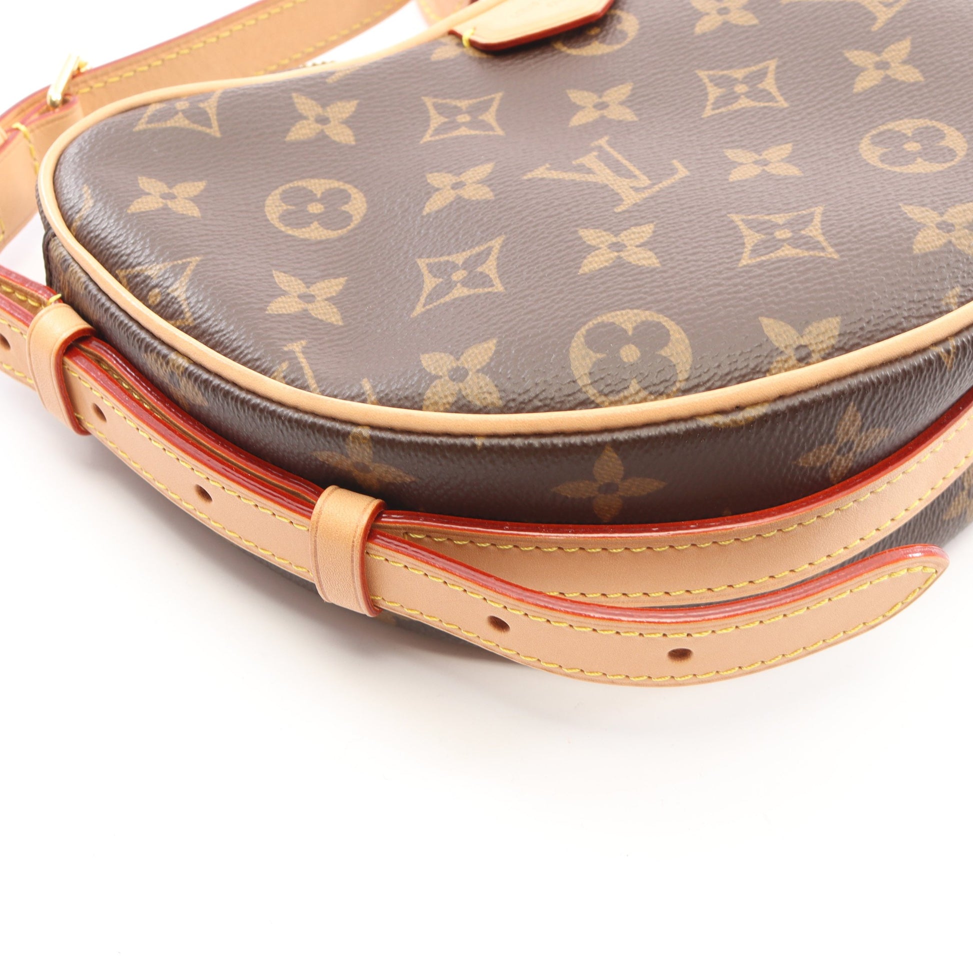クロワッサン モノグラム ショルダーバッグ PVC レザー ブラウン ルイヴィトン バッグ LOUIS VUITTON