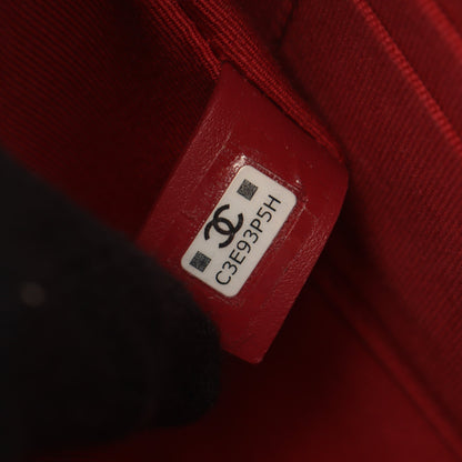 CHANEL19 マトラッセ コンビ金具 2WAY チェーンウォレット ラムスキン ブラック シャネル