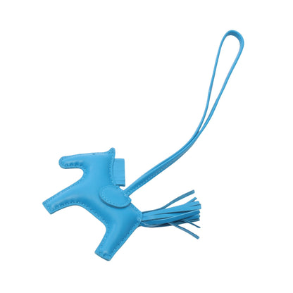 ロデオPM ブルーザンジバル バッグチャーム アニョーミロ ブルー U刻印 エルメス