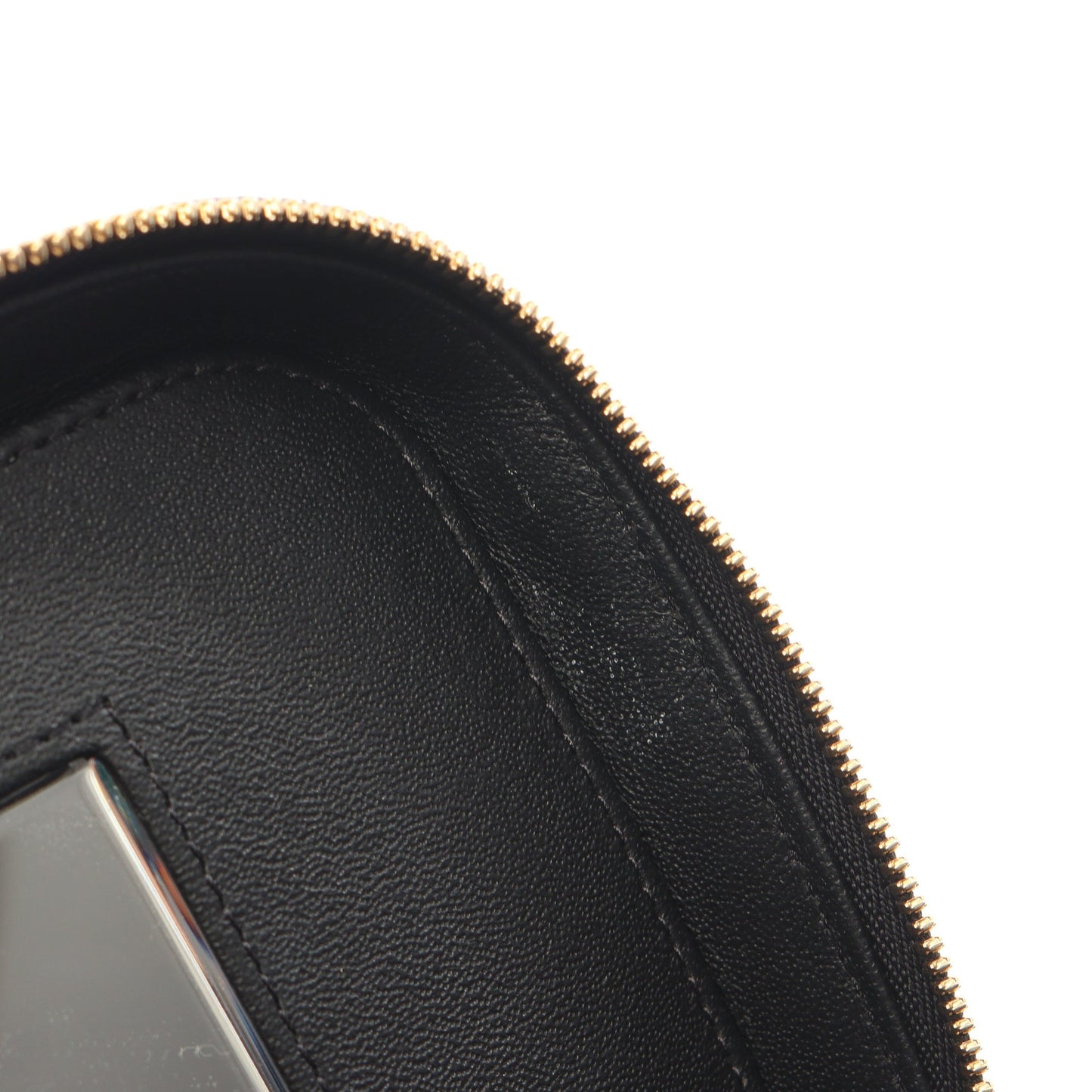 マトラッセ バニティバッグ 2WAY チェーンショルダーバッグ キャビアスキン ブラック ゴールド金具 シャネル