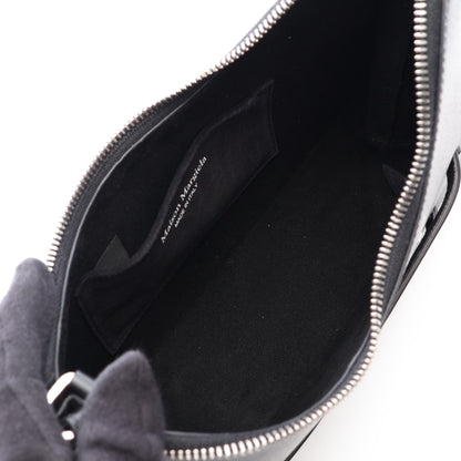 スナッチト ホーボー ショルダーバッグ レザー ブラック メゾンマルジェラ バッグ Maison Margiela