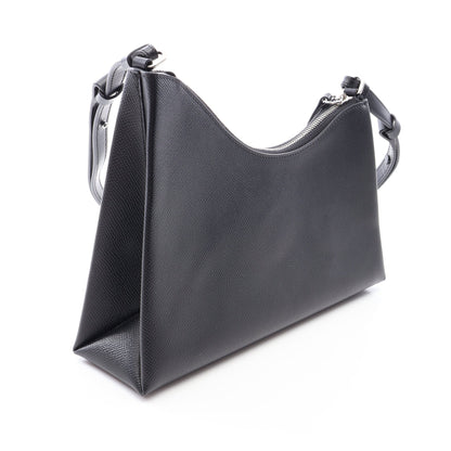 スナッチト ホーボー ショルダーバッグ レザー ブラック メゾンマルジェラ バッグ Maison Margiela
