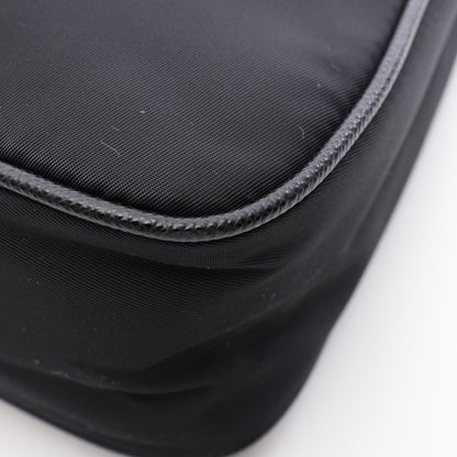 TESSUTO+SAFFIANO Re-Edition 2005 Re-Nylon ミニバッグ ハンドバッグ ナイロン サフィアーノレザー ブラック プラダ