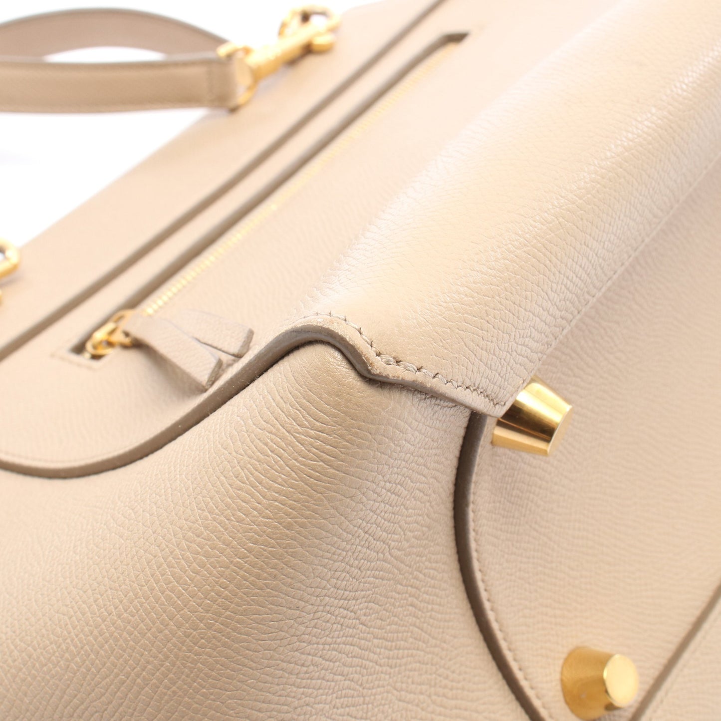 BELT BAG MINI ベルトバッグ ミニ 2WAY ハンドバッグ レザー ベージュ セリーヌ
