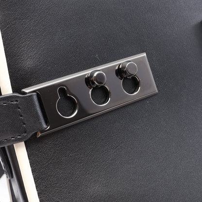タンペートMM 2WAY ハンドバッグ レザー ブラック デルヴォー