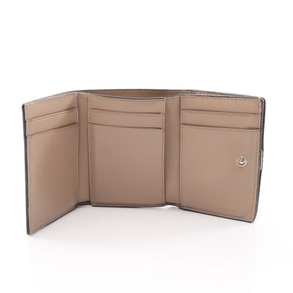 アナグラム トライフォールド 三つ折り財布 レザー ベージュ ロエベ 財布・小物 LOEWE