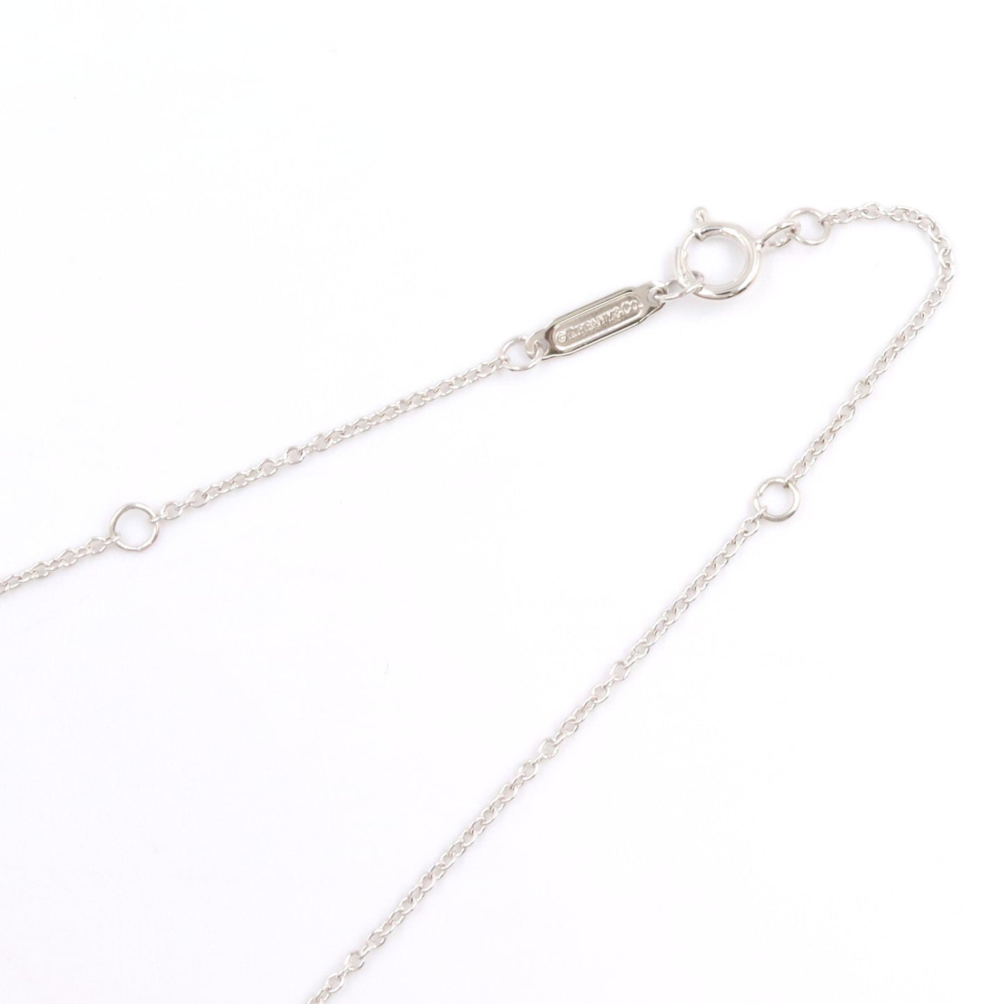 ボウ ネックレス ラージ ネックレス K18WG ダイヤモンド ホワイトゴールド クリア ティファニー