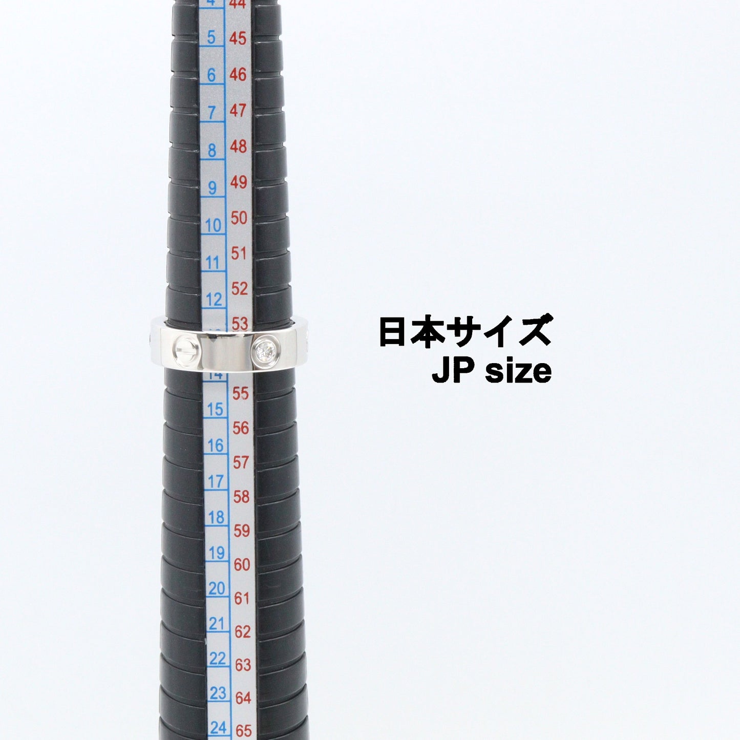 ラブリング 3PD リング 指輪 K18WG ダイヤモンド ホワイトゴールド クリア カルティエ