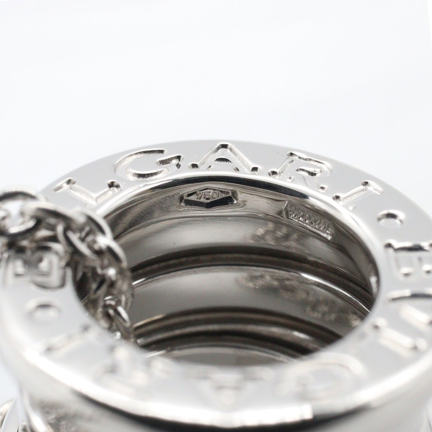 B-zero1 ビーゼロワン ネックレス ネックレス K18WG ホワイトゴールド ブルガリ