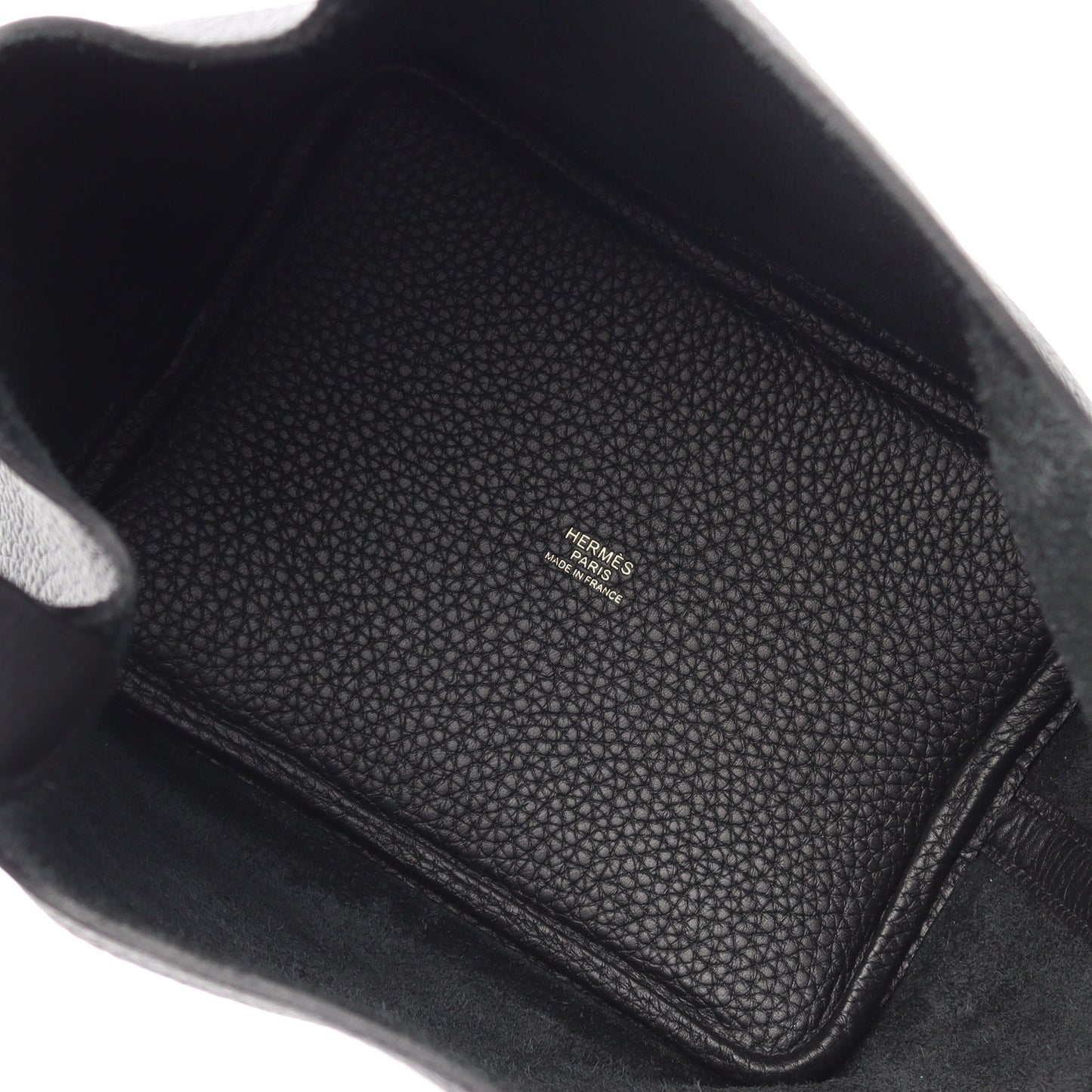 ピコタンロックPM ハンドバッグ トリヨンクレマンス ブラック ゴールド金具 K刻印 エルメス