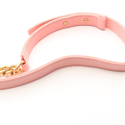 ボーイシャネル スモール チェーンショルダーバッグ レザー ピンク マルチカラー ゴールド金具 シャネル バッグ CHANEL