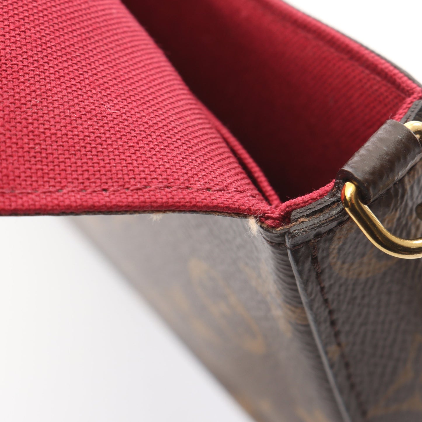 ポシェット フェリシー モノグラム フューシャ チェーンウォレット PVC レザー ブラウン ルイヴィトン バッグ LOUIS VUITTON