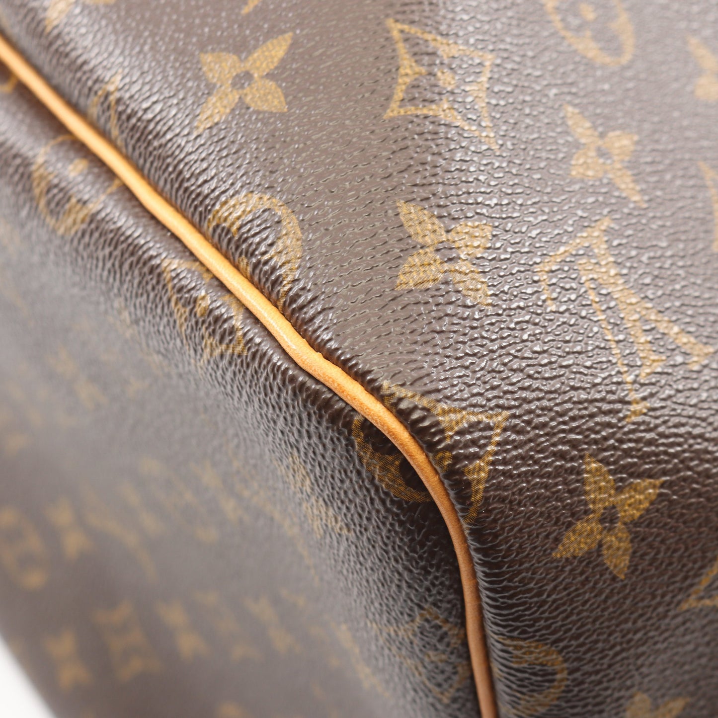キーポル55 モノグラム ボストンバッグ PVC レザー ブラウン ルイヴィトン バッグ LOUIS VUITTON