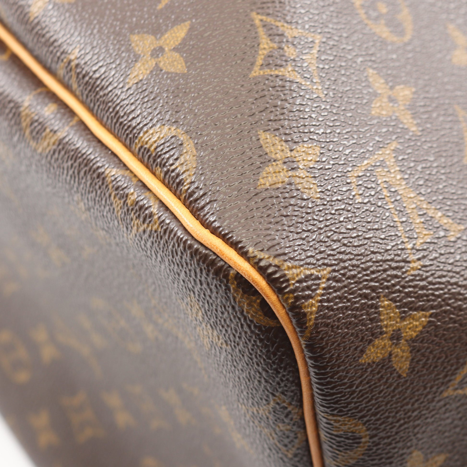 キーポル55 モノグラム ボストンバッグ PVC レザー ブラウン ルイヴィトン バッグ LOUIS VUITTON