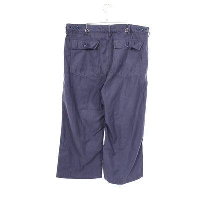The Ricky Wide Leg Crop Pant ヴィンテージ加工 ワイドパンツ コットン パープル ポロラルフローレン