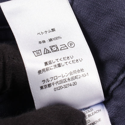 The Ricky Wide Leg Crop Pant ヴィンテージ加工 ワイドパンツ コットン パープル ポロラルフローレン