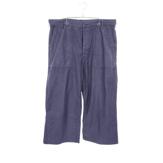 The Ricky Wide Leg Crop Pant ヴィンテージ加工 ワイドパンツ コットン パープル ポロラルフローレン ボトムス Polo Ralph Lauren