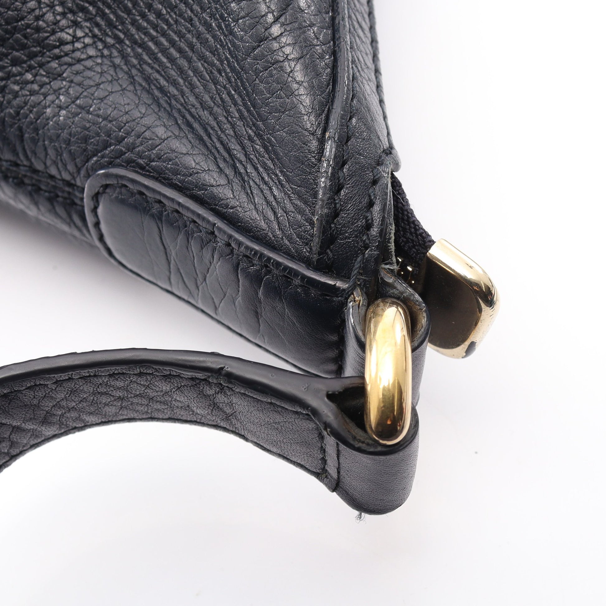ソーホー インターロッキングG ショルダーバッグ レザー ネイビー グッチ バッグ GUCCI