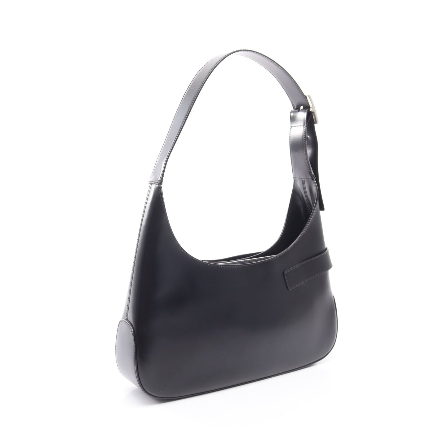 ガンチーニ ワンショルダーバッグ レザー ブラック サルヴァトーレフェラガモ バッグ Salvatore Ferragamo