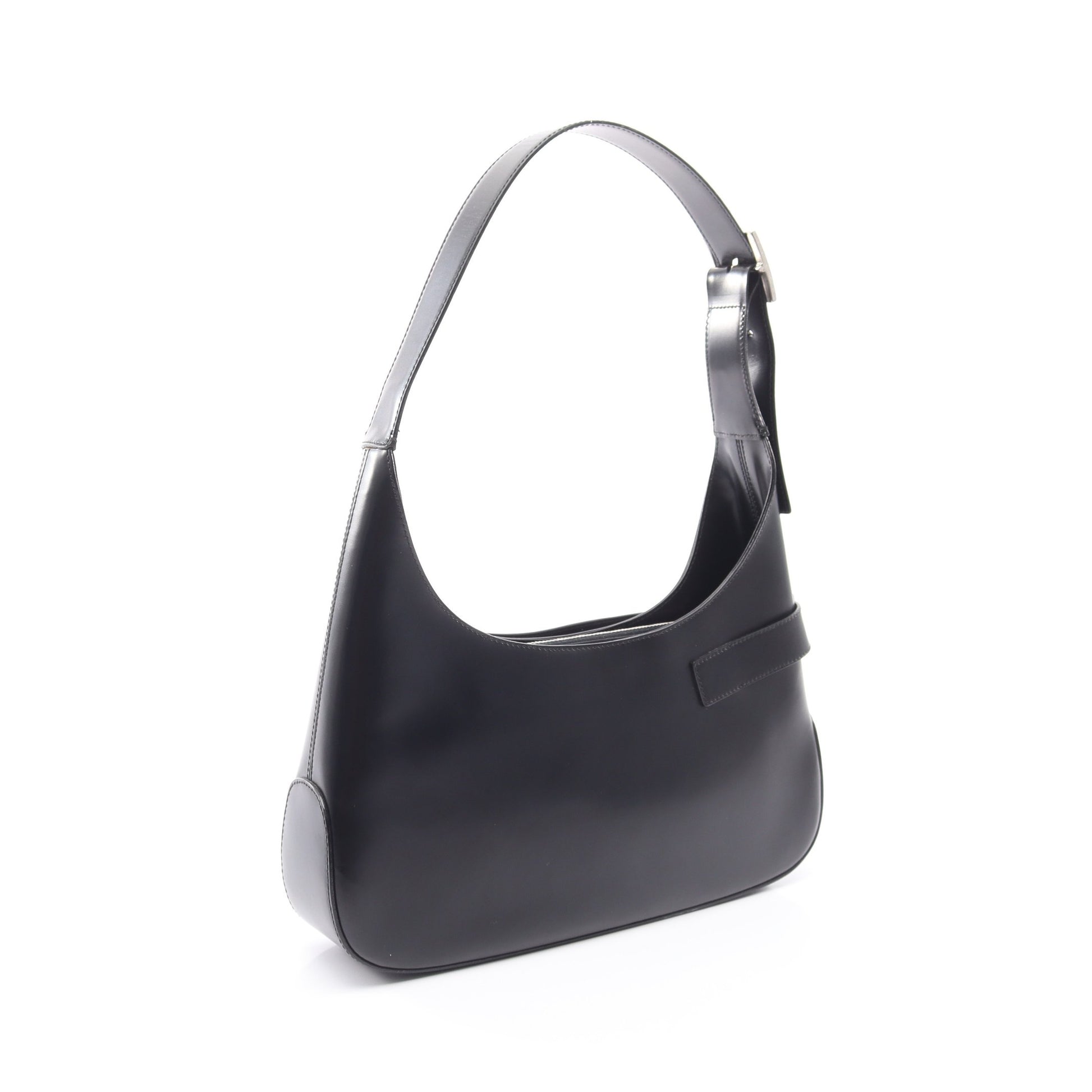 ガンチーニ ワンショルダーバッグ レザー ブラック サルヴァトーレフェラガモ バッグ Salvatore Ferragamo