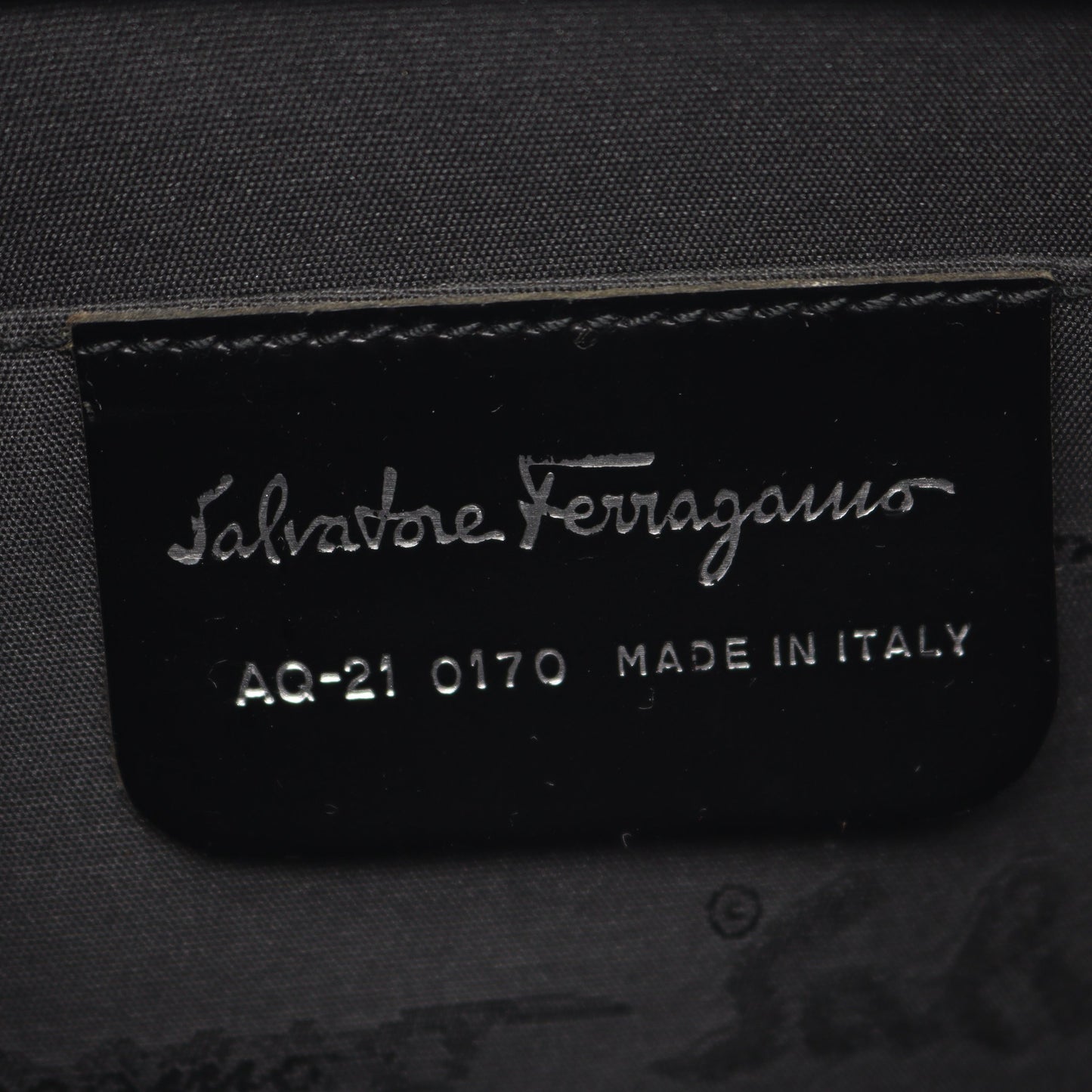 ガンチーニ ワンショルダーバッグ レザー ブラック サルヴァトーレフェラガモ バッグ Salvatore Ferragamo