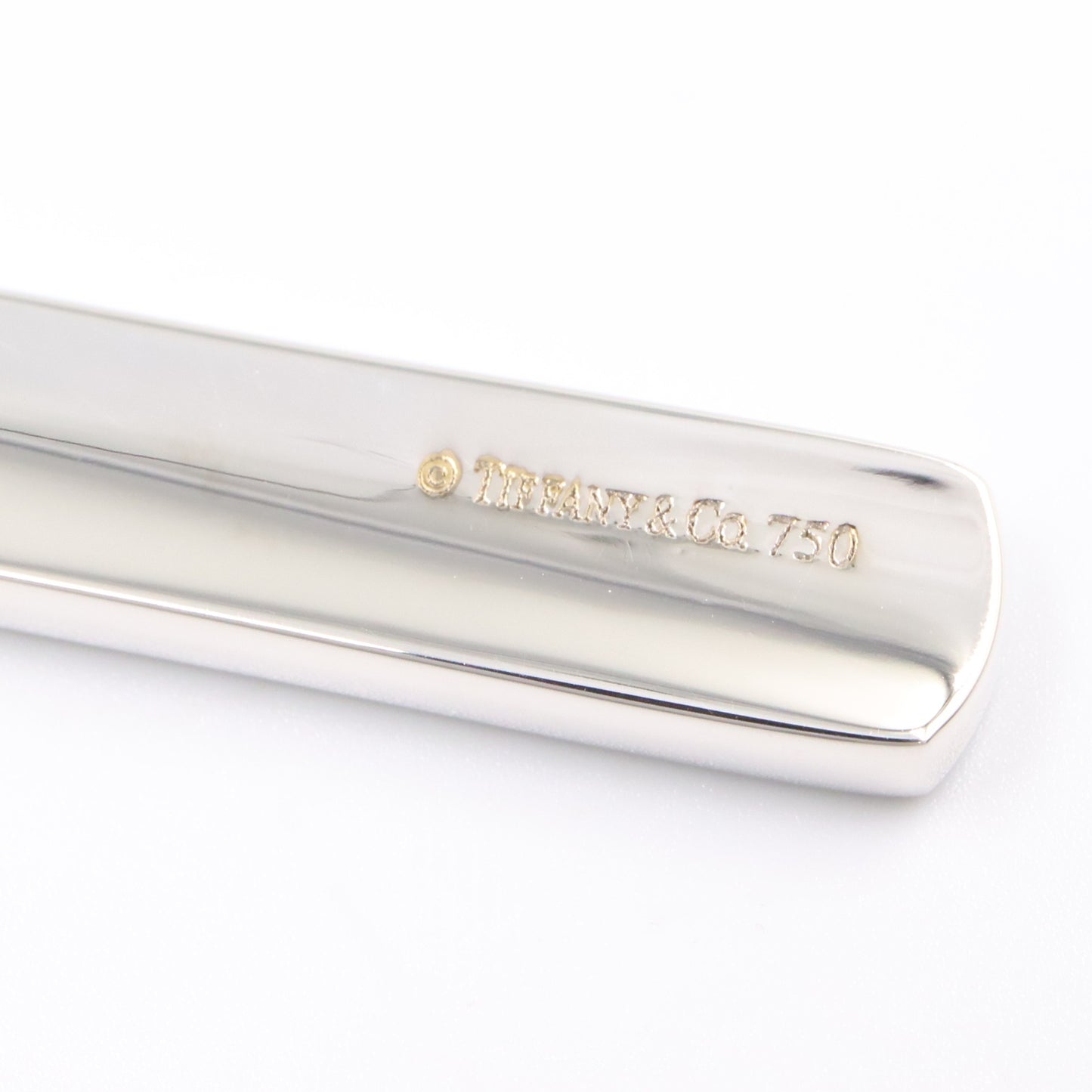 1837 バー ネックレス 1PD ネックレス K18WG ダイヤモンド ホワイトゴールド クリア ティファニー