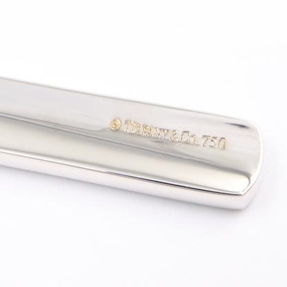 1837 バー ネックレス 1PD ネックレス K18WG ダイヤモンド ホワイトゴールド クリア ティファニー