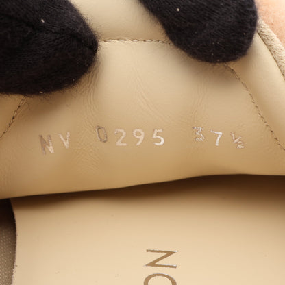 LV スニーカリーナ スニーカー スエード ベージュ ピンク ルイヴィトン