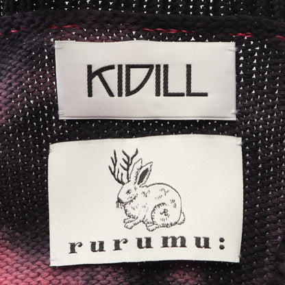KIDILL × rurumu タイダイ ベスト コットン ピンク ブラック キディル