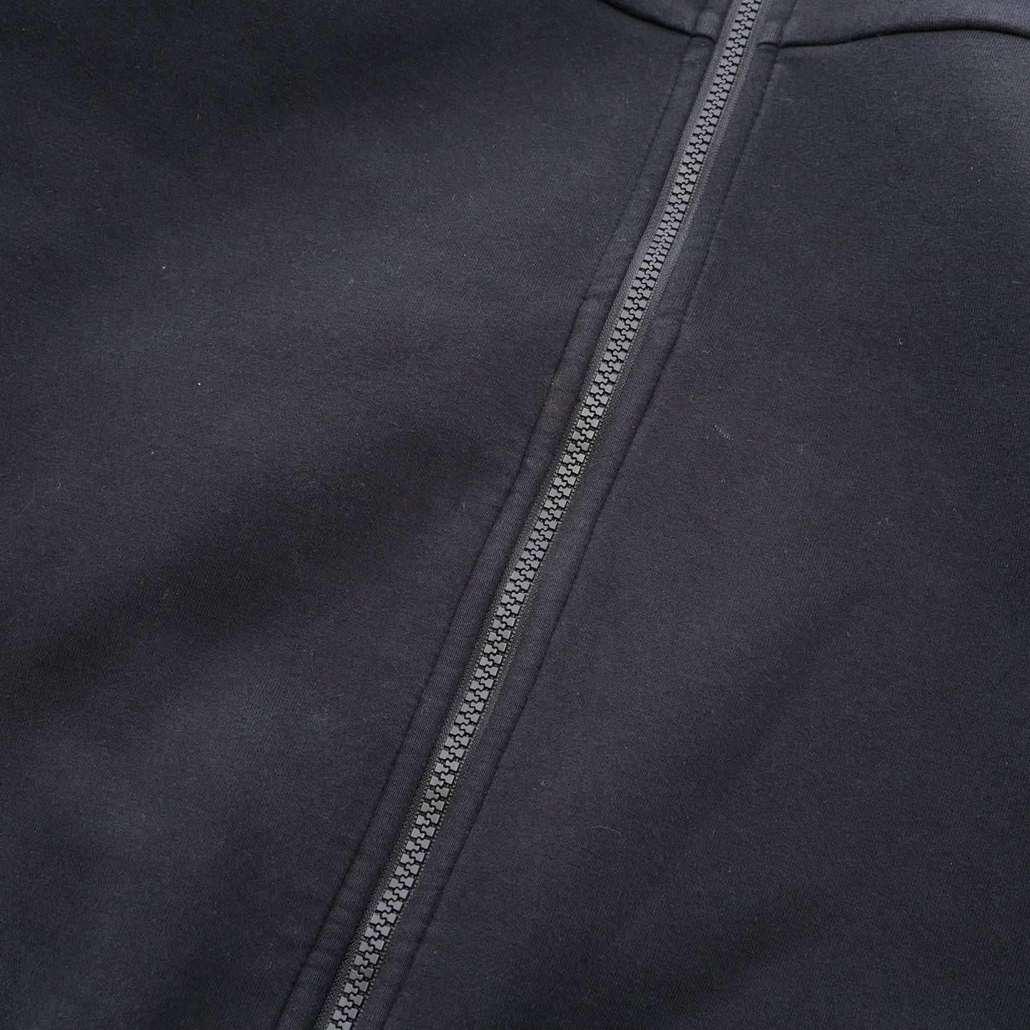 TECH KNIT HOODIE ジップアップパーカー コットン ブラック エフシーレアルブリストル